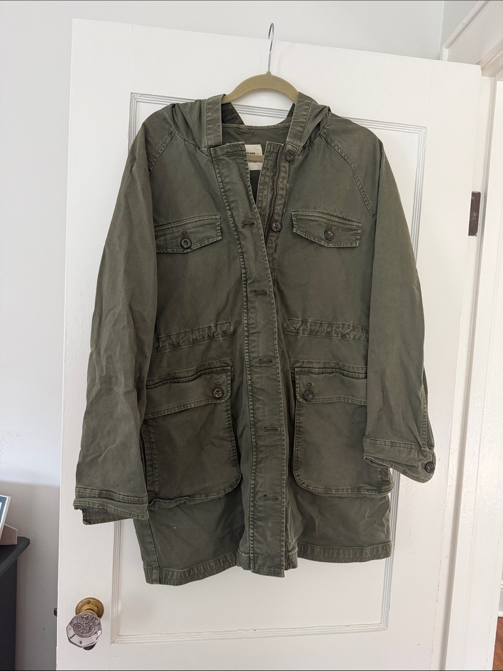 Goodthreads Olive Utility Jacket with Hood